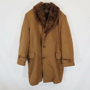 SALE///// 70s CANPUS キャンパス ランチコート 防寒 アウター ブラウン ( メンズ 40 ) N4008