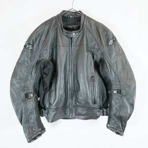 SALE///// JOE ROCKET Joe Rocket leather racing jacket motorcycle Biker circuit black ( men's L ) N3943
