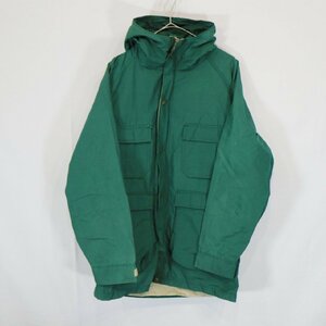 SALE///// 80s L.L.Bean エルエルビーン ナイロンジャケット アウトドア キャンプ 防寒 グリーン ( メンズ Mサイズ相当 ) N3964