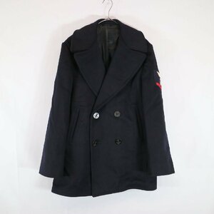 SALE///// ~60s 米軍 実物 US.NAVY ピーコート ミリタリー アメリカ軍 軍服 ネイビー ( メンズ Lサイズ相当 ) N4225