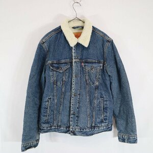 SALE///// Levi's リーバイス ボアジャケット アメカジ 防寒 インディゴブルー ( メンズ Ｍ ) N4213