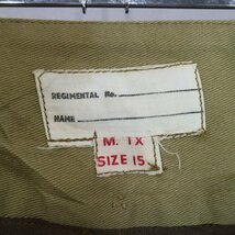 SALE///// 50s オーストラリア軍実物 Australian Army カーゴパンツ バトルドレス ミリタリー カーキ ( メンズ XL ) N4230_画像6