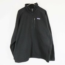 SALE///// patagonia パタゴニア ベタセーター フリースジャケット アウトドア キャンプ 防寒 アウター 黒 ( メンズ XL ) N4484_画像1