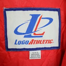 SALE///// LOGO ATHLETIC NCAA ネブラスカ大学 中綿 プルオーバー ジャケット 大学 スポーツ ブラック ( メンズ XL ) N4421_画像7