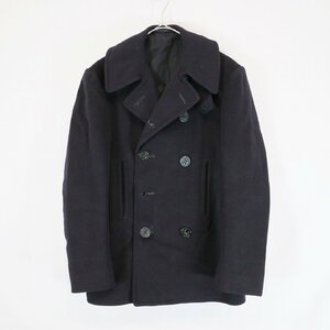 SALE///// 40s 米軍 実物 US.NAVY Pコート １０ボタン ミリタリー アメリカ軍 軍服 ネイビー ( メンズ Sサイズ相当 ) N4206