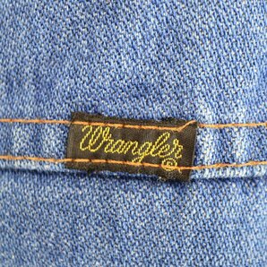 SALE///// Ｗrangler ラングラー 裏地ボア デニムジャケット ジージャン アメカジ ストリート ブルー ( メンズ M ) N4869の画像8