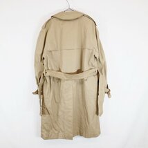 SALE///// 70-80s イングランド製 Aquascutum アクアスキュータム トレンチコート アウター 防寒 ベージュ ( メンズ M相当 ) N4846_画像2