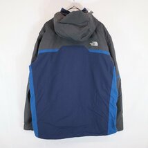 SALE///// THE NORTH FACE ノースフェイス ナイロンジャケット アウトドア キャンプ 防寒 大きいサイズ ブルー ( メンズ XL ) N4844_画像2