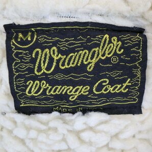 SALE///// Ｗrangler ラングラー 裏地ボア デニムジャケット ジージャン アメカジ ストリート ブルー ( メンズ M ) N4869の画像10