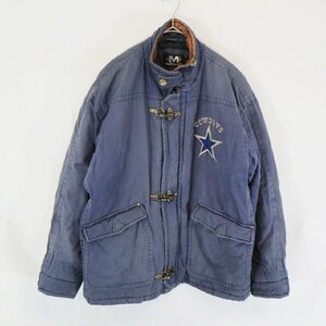 SALE///// NFL ダラス・カウボーイズ ファイヤーマンジャケット スポーツ アメフト プロチーム 防寒 アウター ネイビー ( メンズ L ) N4921