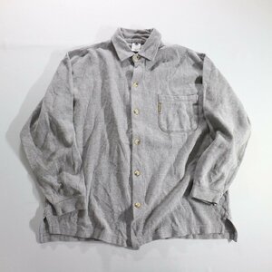 SALE///// F□90年代 Columbia コロンビア スウェット 長袖シャツ グレー 灰色 (L) k6440