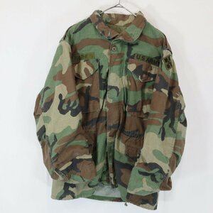 SALE///// 00s アメリカ製 米軍実物 U.S.ARMY M-65 フィールドジャケット ウッドランドカモ ( メンズ SMALL/REGULAR ) 5/ m8447