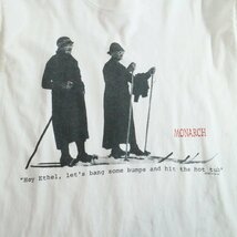 SALE///// 【SALE】F□80年代 USA製 CYRK SPORT Vail Bumps Tシャツ 半袖 スキー プリント ホワイト 白 (XL) 大きいサイズ k8808_画像2