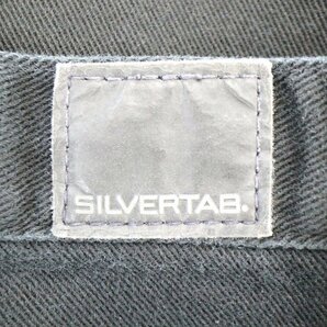 SALE///// 00s Levi'ｓ リーバイス シルバータブ デニム バギーショートパンツ ショーツ 後染め ストリート ブラック ( メンズ 32 ) M9700の画像6