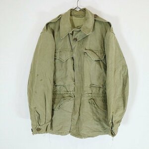 SALE///// 40s 米軍 実物 US.ARMY M-43 フィールドジャケット ミリタリー アメリカ軍 軍服 オリーブ ( メンズ 34サイズ相当 ) M9888