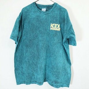SALE///// 90s USA製 KOOL 半袖 プリントTシャツ タバコ 企業 大きいサイズ エメラルドグリーン ( メンズ XL ) M9756
