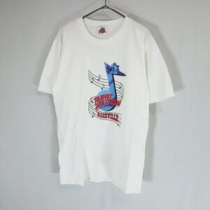 SALE///// 90s USA製 Planet Hollywood プラネット ハリウッド 半袖 プリントTシャツ ホワイト ( メンズ S ) M9943