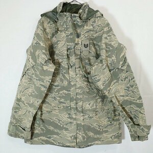 SALE///// 00s 米軍 実物 USAF APEC GORE-TEX パーカー ミリタリー 迷彩柄 ( メンズ M-R ) 中古 古着 4/ m9161