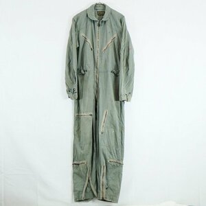 SALE///// 50s 米軍 実物 USAF K-2B フライングスーツ オールインワン ツナギ ミリタリー オリーブ ( メンズ M-R ) 6/ ｍ9119