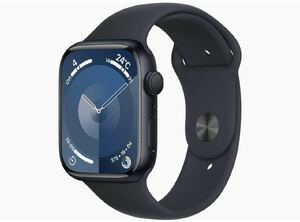 Apple Watch Series 9 GPSモデル 45mm アルミニウムケースとスポーツバンド