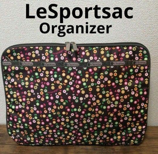 LeSportsac レスポートサック ポーチ トラベルポーチ オーガナイザー バッグインバッグ ラップトップ マルチケース 総柄