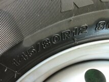 ダイハツ 純正 スチール 12インチ 12x4.00B PCD100 +? 4H 145/80R12 1本　ハイゼット サンバー 等　　2023.11.9.O.8-A50　23090677_画像6