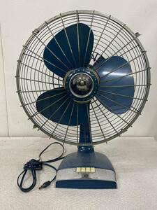 M-5371 【同梱不可】980円～ 現状品　FUJI/富士電機　SILENT FAN　扇風機　FKS3061　3枚羽　30㎝　昭和レトロ　ヴィンテージ　動作OK　