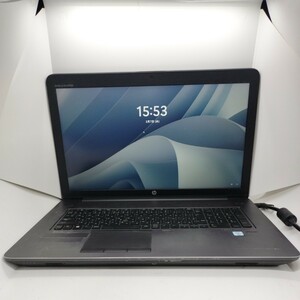 管理:BI-1557/ジャンク扱い/HP ZBook 17 G3/i5-6440HQ/256GB+1TB/17インチFHD/4GB/MS Office/Win11