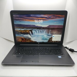 管理:9S-1598/ジャンク扱い/HP ZBook 17 G3/i5-6440HQ/256GB+1TB/17インチFHD/4GB/MS Office/Win11