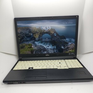 管理:XL-1599/ジャンク扱い/ FUJITSU LIFEBOOK A746/N/i3-6100U/4GB/128GB/Win11/フルHD/MS Office