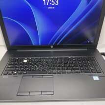 管理:H9-1604/ジャンク扱い/HP ZBook 17 G3/i5-6440HQ/256GB+1TB/17インチFHD/4GB/MS Office/Win11_画像2