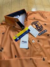 ★春先に♪送料185円【新品】【LL】FILA GOLF/定価8,690円/長袖ボタンダウンシャツ/OG★_画像3