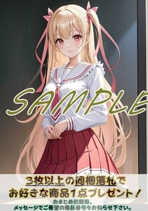 1533 峰理子 緋弾のアリア 緋アリ A4 同人 イラスト 巨乳 美少女 コスプレ Anime アニメ イラストアートポスター セクシーアート acg.