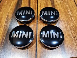 MINI ミニ センターキャップ 56mm ブラック 4個セット 新品未使用 送料無料 BMW