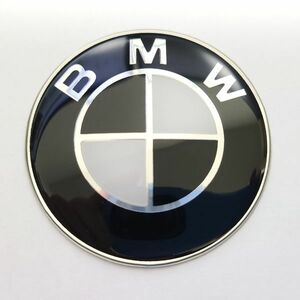 BMW エンブレム 45mm 用 ブラック ホワイト ステアリング ハンドル 新品未使用 送料無料