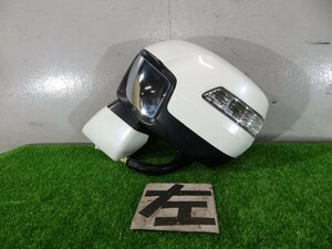 232268 H24年 ステップワゴン(RK1) 純正 ウインカー付きドアミラー 左ドアミラー 電動格納式 白色(NH788P) [3D501]