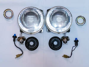 FZ400R FZR400 ヘッドライト レンズ　電球45/45W　白色ポジション球