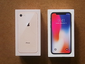 IPHONE8/IphoneX 外箱　化粧箱　送料410円 中古