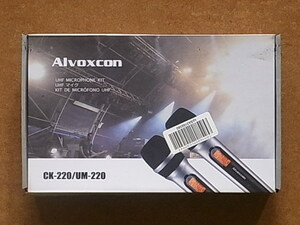 Alvoxcon 800MHzB帯 UM-220/CK-220 ハンドマイク2本/受信機　セット　送料630円～　未使用品