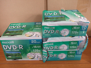 新品■合計50枚 マクセル Maxell 録画用 DVD-R 120分/4.7GB インクジェットプリンタ対応 DRD120WPE.20S CPRM対応 デジタル放送録画対応