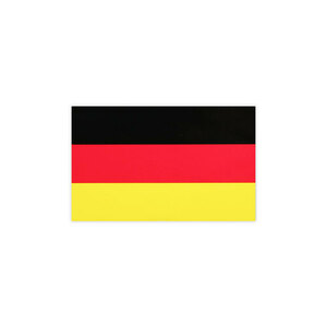 国旗◆メール100円◆ ドイツ 小 PP素材,耐水 東洋マーク ステッカー Z-1256
