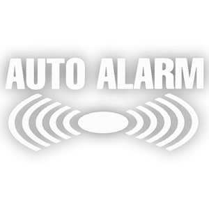 ◆メール100円◆ AUTO ALARM 蓄光 PP素材,耐水 東洋マーク ステッカー 3061