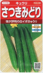 ●キュウリ●　【さつきみどり】　サカタのタネ