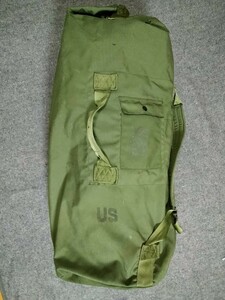 米軍　実物　ナイロン製　ダッフルバッグ　中古　　80年代　90年代　陸軍　海兵隊　ウッドランド　払い下げ　放出品　