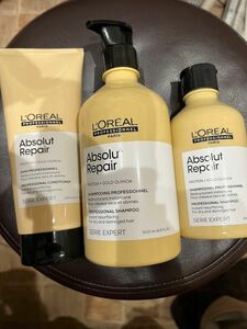 ロレアル セリエ アブソルートR.リペアシャンプー300mlと500m lコンディショナー200ml3点セット