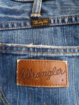 Wrangler ラングラー デニム ストレート ウォッシュ ヴィンテージ加工 サイズW30 送料無料 _画像4