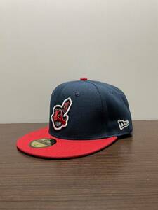 NEW ERA ニューエラキャップ MLB 59FIFTY (7-1/2) 59.6CM クリーブランド インディアンス CLEVELAND INDIANS帽子 