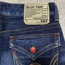 2C【着少】EDWIN エドウィン BT5001 ブーツカット ブルートリップ BLUE TRIP デニム ジーンズ ジーパン パンツ 32 MADE IN JAPAN 日本製_画像5