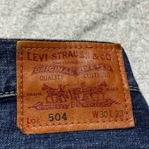 2C【着少】LEVIS リーバイス CP504-0001 デニム ジーンズ ジーパン パンツ 30 クロップド 格安 ショート_画像6