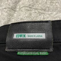 2C EDWIN エドウィン F403 黒 ブラック デニム ジーンズ ジーパン パンツ ストレッチ 28 MADE IN JAPAN 日本製 格安 STRAIGHT ストレート_画像4